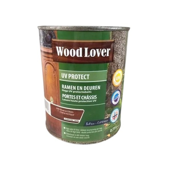lasure satiné haute protection UV 0,75L Wood Lover Sadolin Durieu