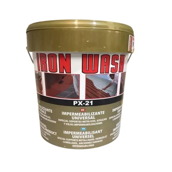 Peinture imperméabilisante iron-Wash PX-21 toitures terrasses Élastique 4 litres