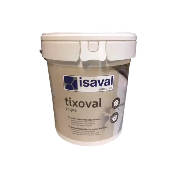 Peinture recouvre Tixoval Aqua taches difficiles 15L Blanc Mat