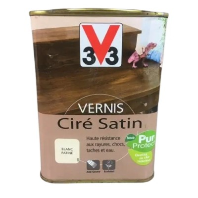 Vernis Ciré Satin Tous Bois intérieur V33 1L V33 30,53 € 9,90 € Vernis Ciré Satin Tous Bois intérieur V33 1L V33 30,53 € 9,90 €