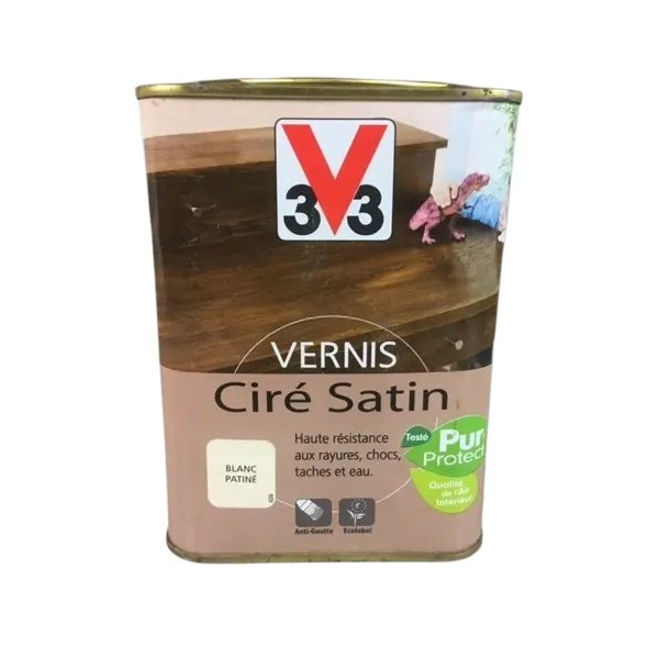 Vernis Ciré Satin Tous Bois intérieur V33 1L