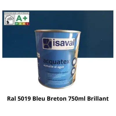 Peinture de Renovation Multi-supports Acquatex de ISAVAL Bleu Breton Brillant 750ml 8426106762055 Bleu Breton Brillant isaval... Peinture de Renovation Multi-supports Acquatex de ISAVAL Bleu Breton Brillant 750ml 8426106762055 Bleu Breton Brillant isaval...