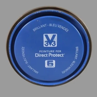 Peinture fer DIRECT PROTECT V33 Bleu Vendée Brillant 1,5L 3153890258833 V33 41,77 € 15,00 € Peinture fer DIRECT PROTECT V33 Bleu Vendée Brillant 1,5L 3153890258833 V33 41,77 € 15,00 €