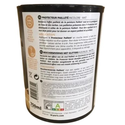 Protecteur Pailleté incolore Mat id Paillet 750ml 3302150038344 29,90 € 8,90 € Protecteur Pailleté incolore Mat id Paillet 750ml 3302150038344 29,90 € 8,90 €