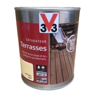 Saturateur extérieur pour terrasses V33 1 Litre V33 22,90 € 12,00 € Saturateur extérieur pour terrasses V33 1 Litre V33 22,90 € 12,00 €