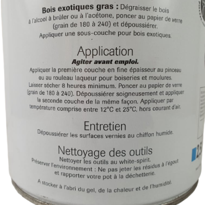Vernis Lambris Poutres Portes TechnoPro 2.5L Chêne foncé ciré 3351841007831 39,90 € 10,00 € Vernis Lambris Poutres Portes TechnoPro 2.5L Chêne foncé ciré 3351841007831 39,90 € 10,00 €