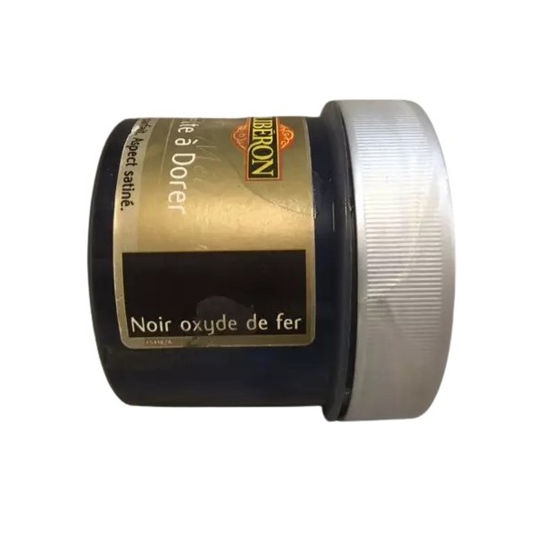 Assiette à dorer Liberon noir oxyde de fer 125ml