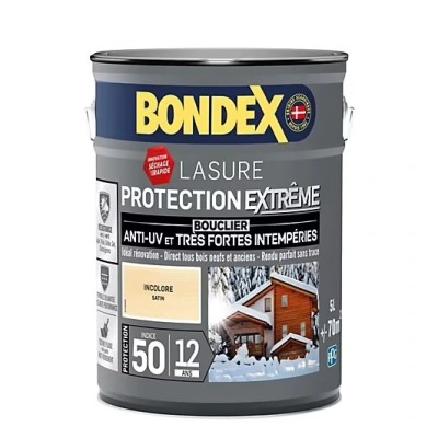 Lasure protection extrême indice 50 / 12 ANS BONDEX INCOLORE SATIN 5L 3261544319738 Bondex 84,90 € 35,00 € Lasure protection extrême indice 50 / 12 ANS BONDEX INCOLORE SATIN 5L 3261544319738 Bondex 84,90 € 35,00 €