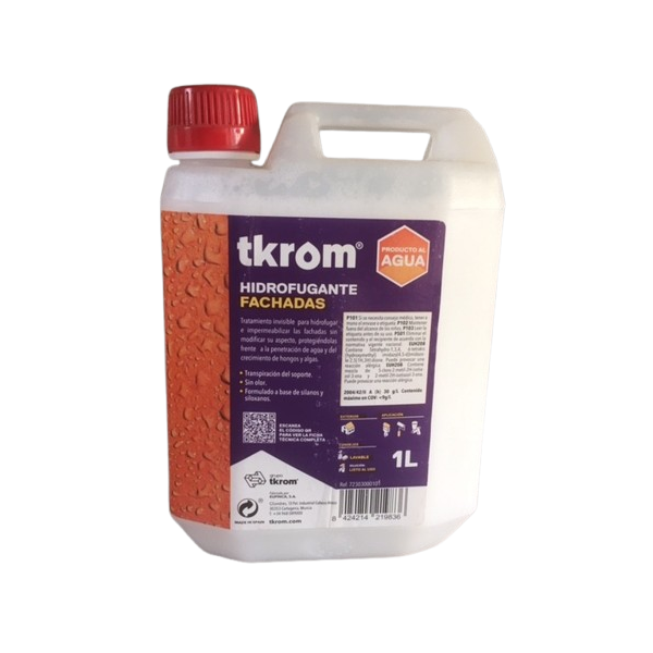 Hydrofuge imperméabilisant Façades incolore 1L Tkrom