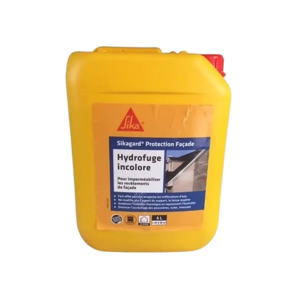 Imperméabilisant pour façade Sika Sikagard Protection Façade 5 L incolore