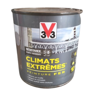 Peinture Fer Climats Extremes V33 Taupe Brillant 0,5L 3153894991859 V33 34,70 € 3,00 € Peinture Fer Climats Extremes V33 Taupe Brillant 0,5L 3153894991859 V33 34,70 € 3,00 €