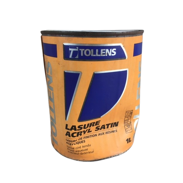Lasure Bois Tollens 1L Ebene 166 satin
