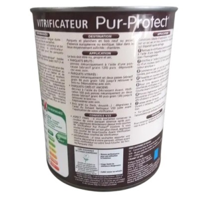 Vitrificateur Pur-Protect longue durée V33 incolore mat 0,75L 3153890136025 V33 9,90 € 9,90 € Vitrificateur Pur-Protect longue durée V33 incolore mat 0,75L 3153890136025 V33 9,90 € 9,90 €